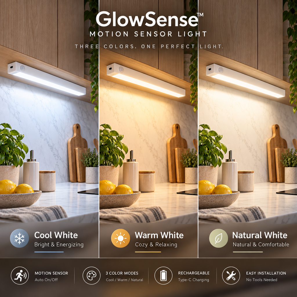 GlowSense™ Motion Sensor Light