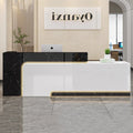 b11-Display Hotel Reception Desks Luxury Modern Office Decorations Simple Modern Hair Salon Reception Desk Beauty Salon